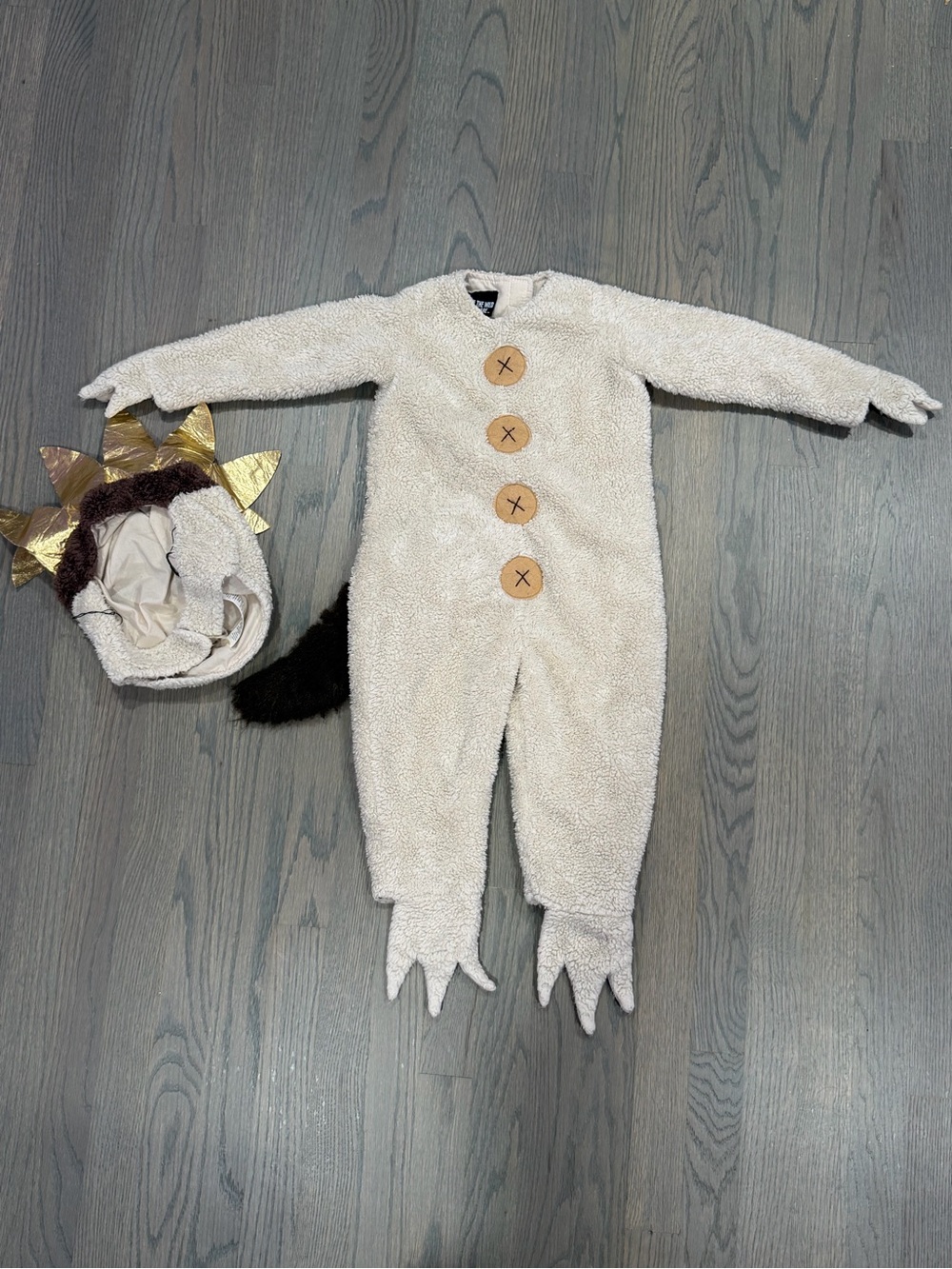 Pottery Barn Where the Wild things are Max Halloween Costume Toddler Boy Girl 3T